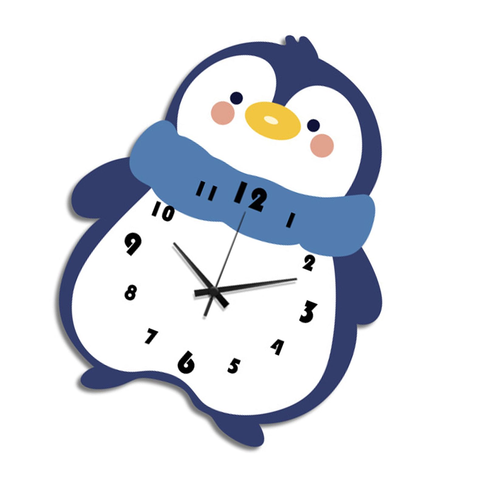 Nucelit Decorative Wall Clock, Silents Battery Operated Wall Clock Silents None Ticking Clocks Sweeps Movements Easy to Read Battery Operated Clocks