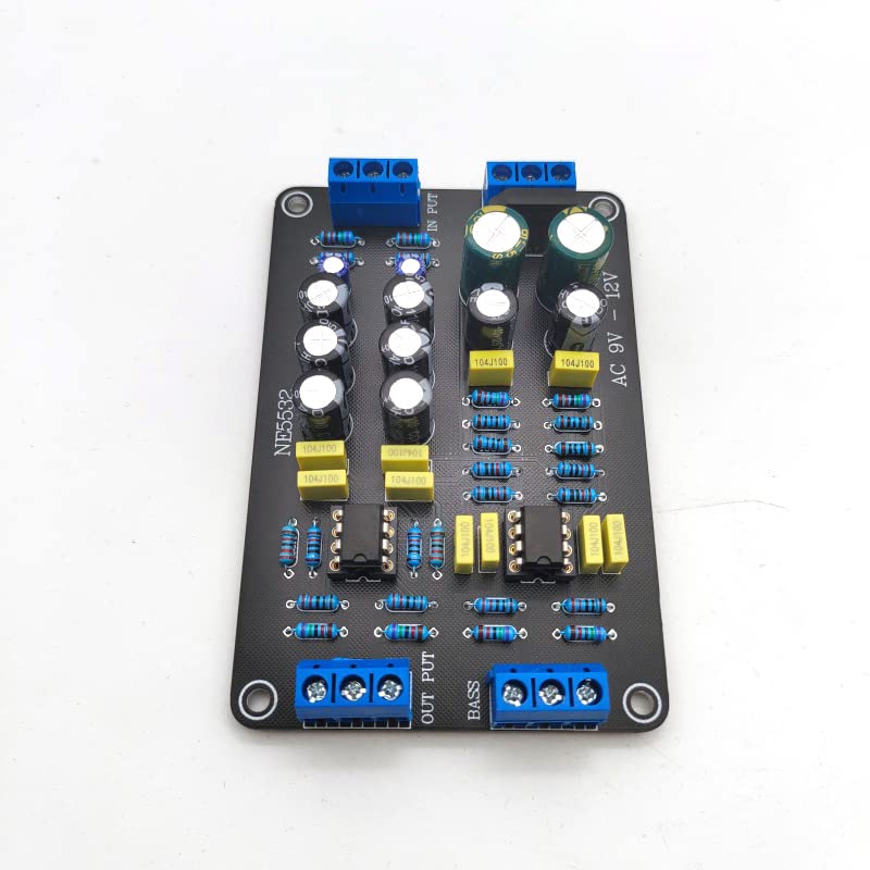 Filtro a 2 vie 160Hz Crossover elettronico attivo NE5532 PreAMP Divisore di frequenza