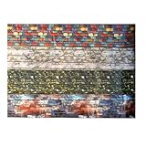 Bzvshdgee 4ロール和紙テープ ヴィンテージナチュラルテクスチャ和紙テープ ジャーナリング装飾マステープ