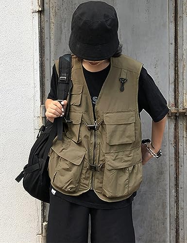 Gihuo Womens Travel Vest Fashion Outdoor Fishing Vest Summer Hiking Safari Photo Vests with Multi Pockets2