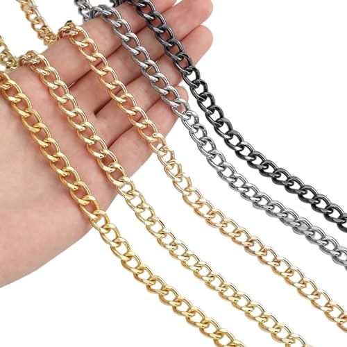 Image of Jiesinlov Purse Chain Adjustable Shoulder Strap with Small Metal Ball Replacement Transformation Crossbody Handbag