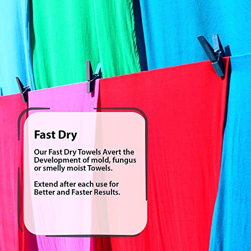 Ecox Outdoors Microfiber Towel Fast Drying Soft Feel Fast Action Drying For Gym Beach Outdoors Travel Yoga Camping Compact Size 2 Piece Set 30X60 In And 12X24 In Red Mft2Prd #TOP5