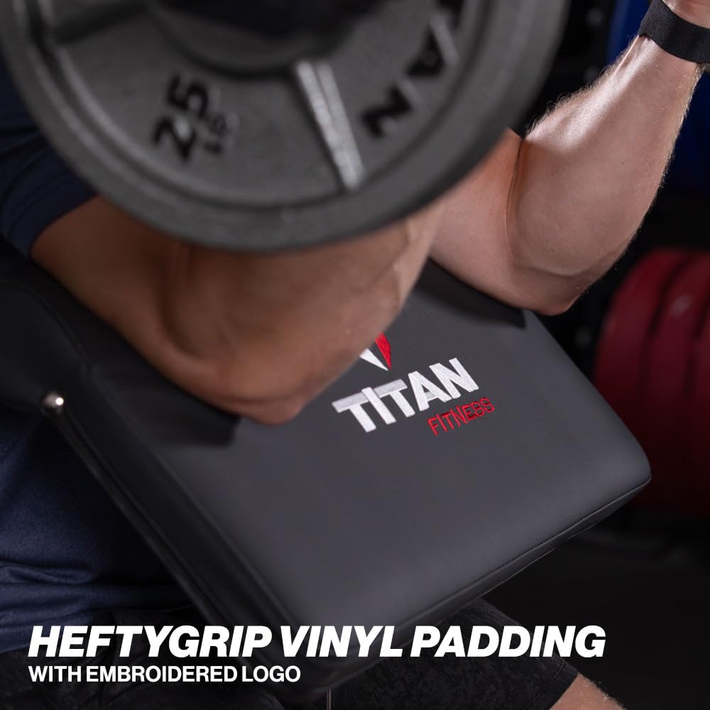 Amazon.co.jp: Titan Fitness 調節可能なプリーチャーカールウェイト