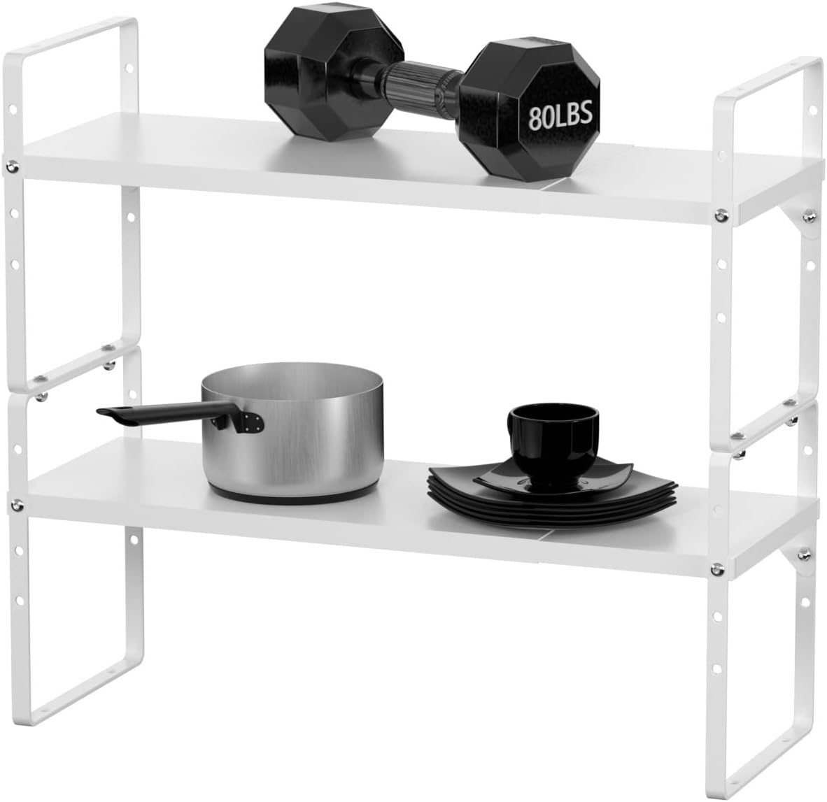 Amazon.com: Across-Star Expandable Cabinet Shelf Organizer Rack ...
