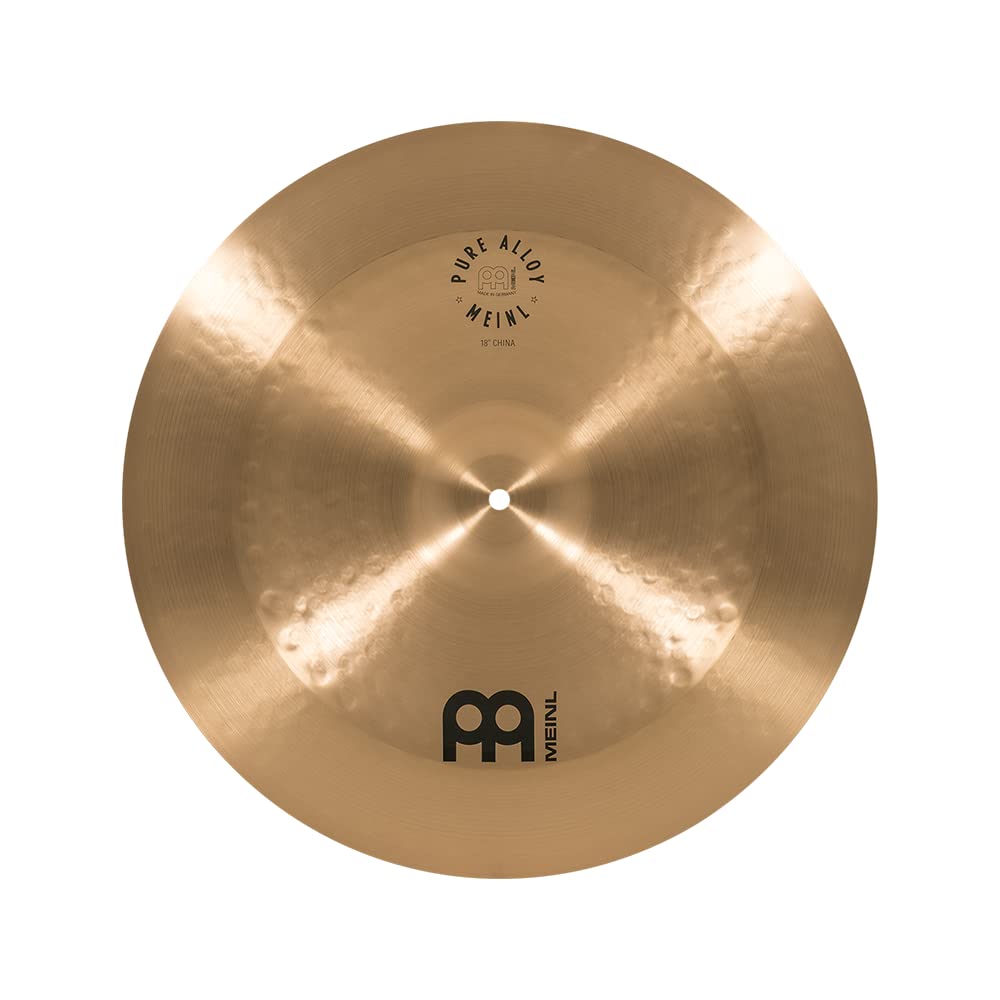 Meinl Cymbals Pure Alloy China Cymbal 18 inch (Video) for Drum Set (45,72cm) Pure Alloy Bronze, Traditional Finish (PA18CH)