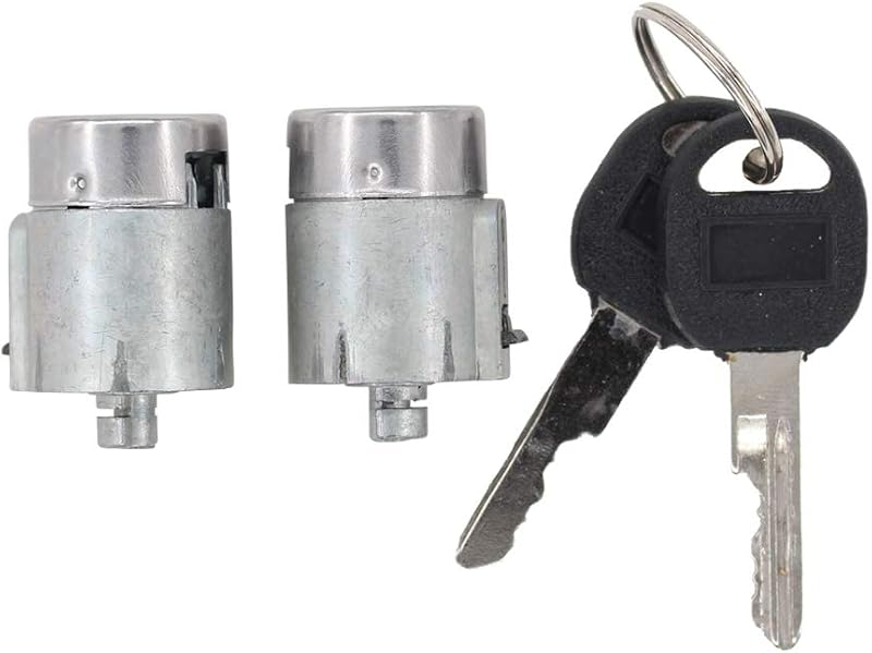 Front Driver and Passenger Side Door Lock Cylinder | for Chevrolet GMC Blazer C1500 C2500 C3500 K1500 K2500 K3500 Suburban Yukon