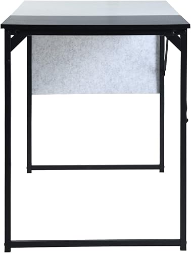 Miniatura 7 de Bolsa de almacenamiento de estudio de 47 pulgadas que ahorra espacio para oficina en casa, escritorio de computadora con marco de metal de