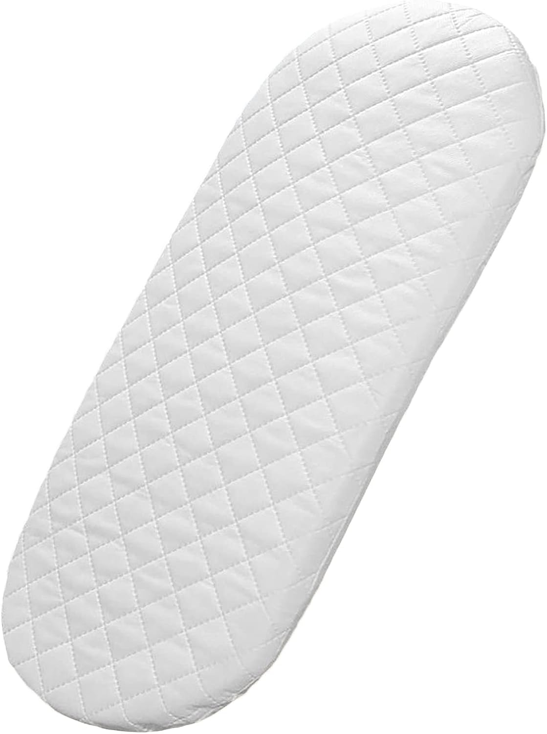 Luxe & Komfort Baby Moses Basket Mattress – Quilted Design, Hypoallergenic, Breathable [Sizes For Most Moses Baskets], Easy to Clean (77 x 38 x 4)