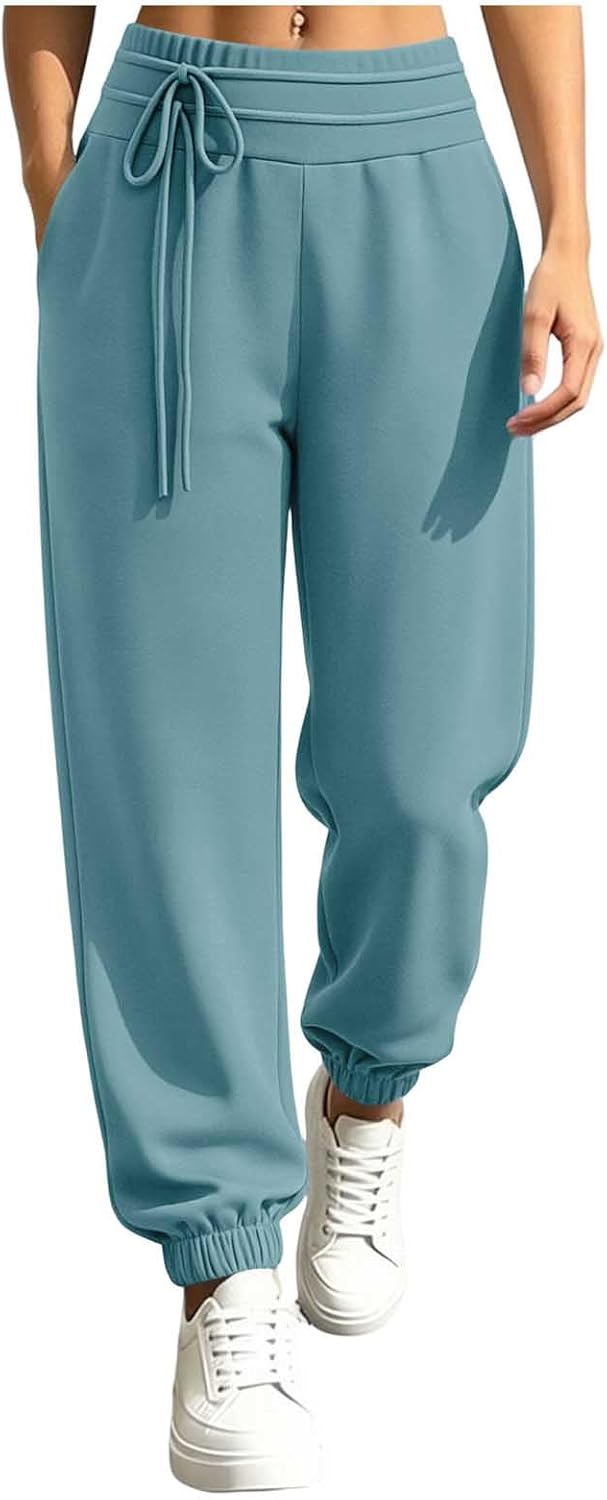 Women's Jogger Pants Drawstring Waist with Pockets for Casual