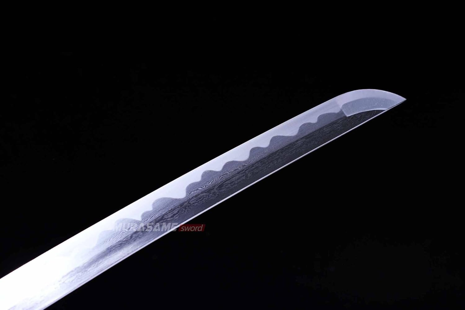 MURASAME Tachi Katana Sword Damascus Folded Steel Battle Ready Very Sharp Handmade