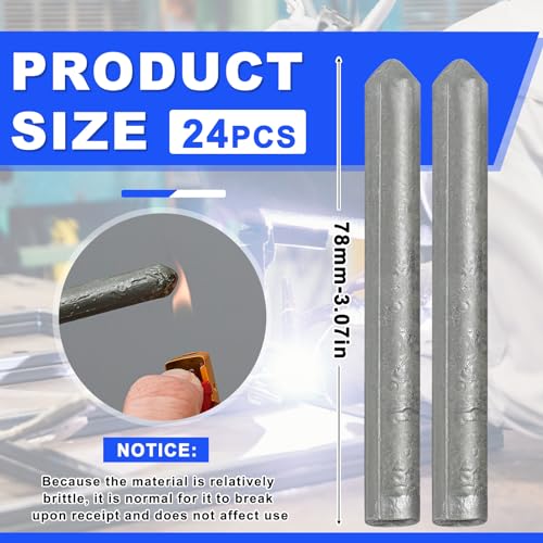 Image of Tandefio 24 Pcs Low Temperature Universal Welding Rod Sticks Metal Easy Melt Low Melt Solder Pipe Tools Electrode Aluminum Rod for Stainless Steel Iron, Beginner and Pro (Classic)