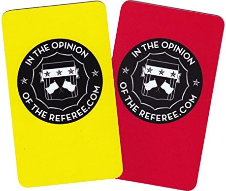 Premium Soccer Referee Disciplinary Card Set (Yellow and Red Cards)