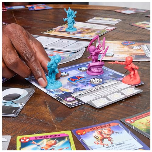 Image of Spin Master Games, Marvel United: Spider-Geddon, Strategy Board Game, Collectible Spider Man Figurines, for Fans of Marvel Rivals & Action Movie Toys, 1-4 Players, for Ages 14 & Up (Pack of 4)