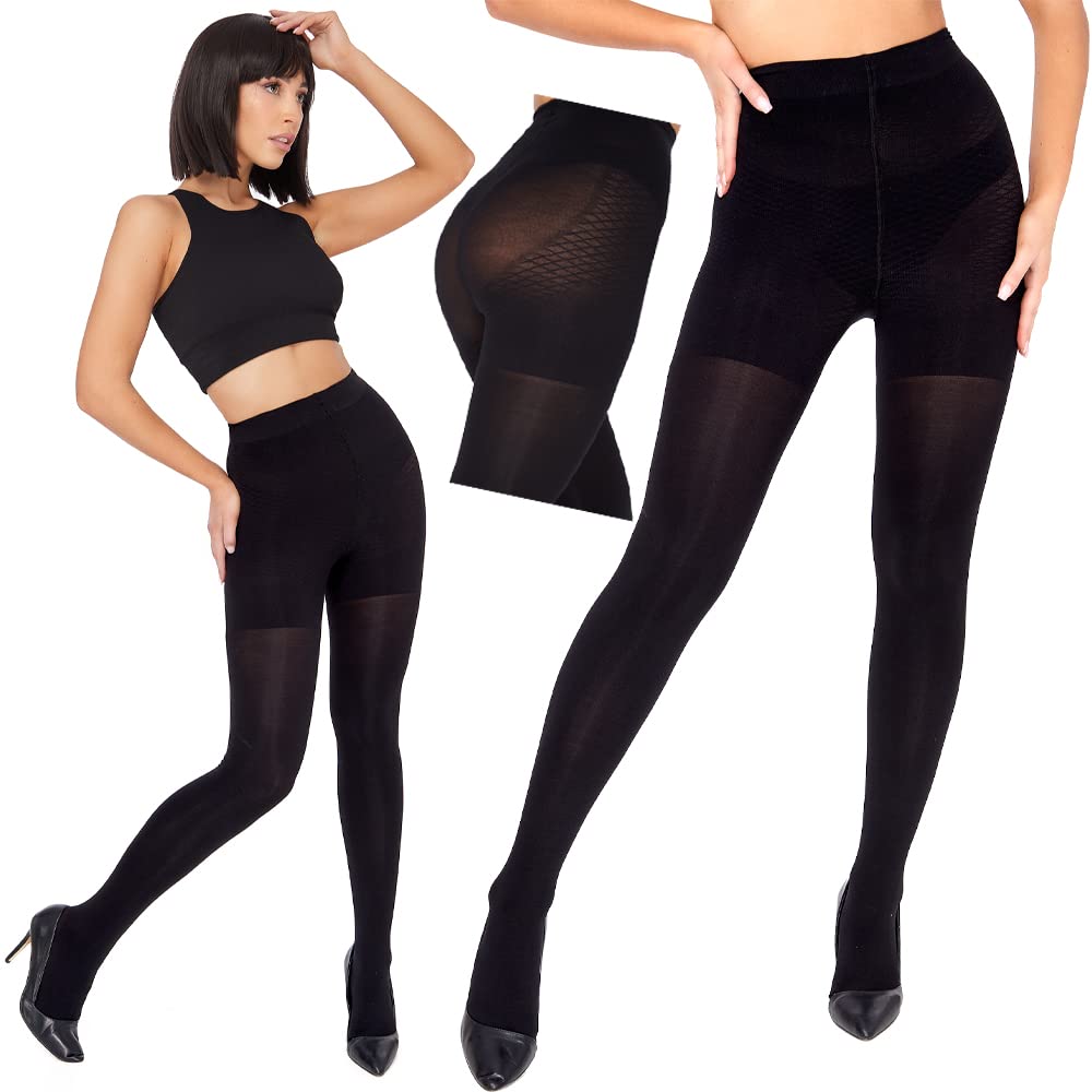 Dim Collant Femme Thermo 80D | Intérieur Polaire Chaud | Effet Transparent | Hiver Confort Et