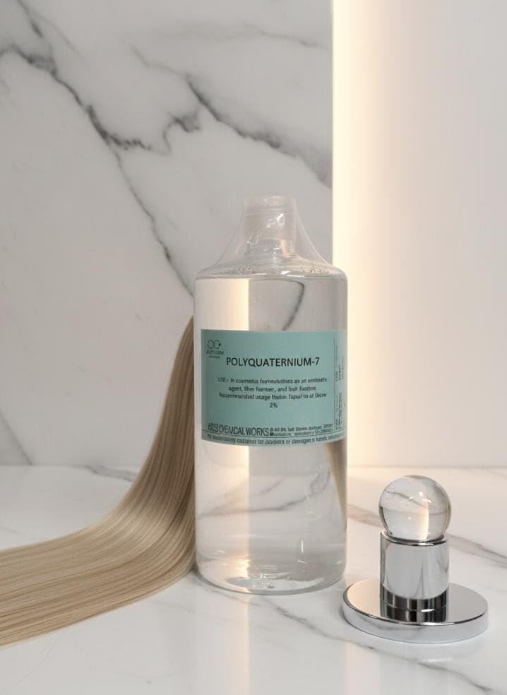 Ases Polyquaternium 7 (1KG) for Hair & Skin Perfacr DIY for Shampoo Making, Soap Making, Shower Gel-image-4