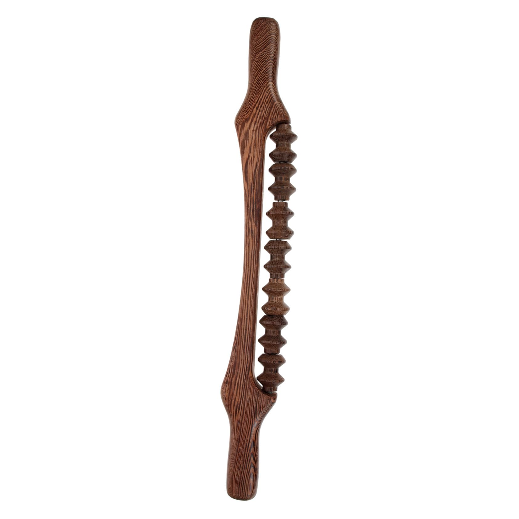Rodillo Masajeador Portátil de Madera para Espalda Piernas y Brazos Herramienta Manual de Masaje Corporal con Diseño de Rueda para Aliviar Fatiga Casa y Viaje