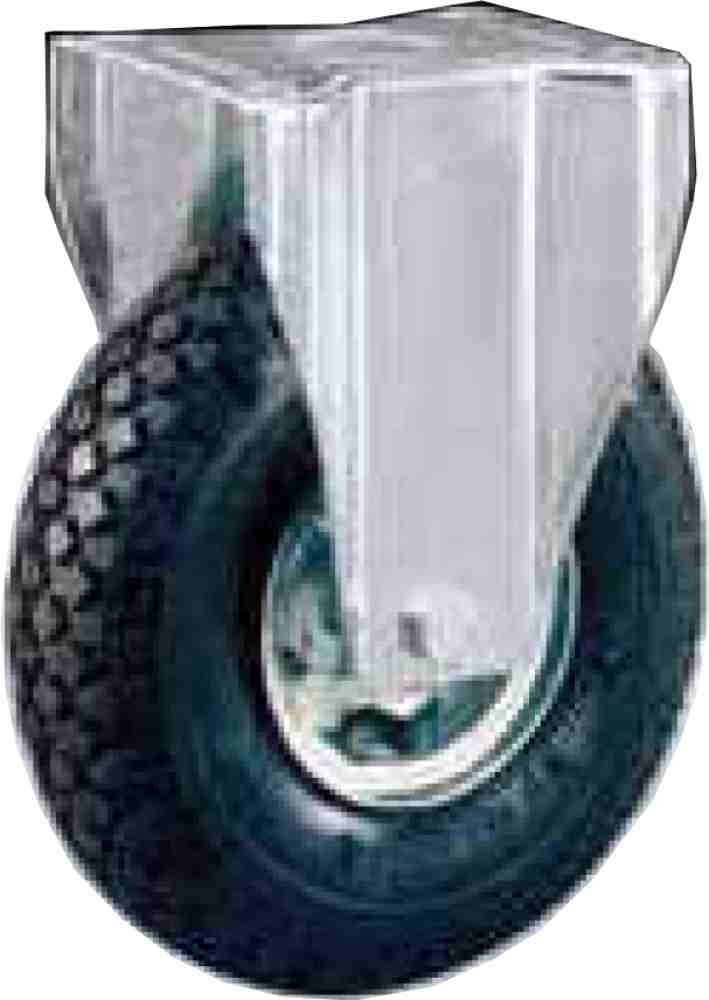 Ruota Industriale In Gomma Plastica - Foro 21 Mm, Con Cuscinetto A Rulli, Nero - Foto 12