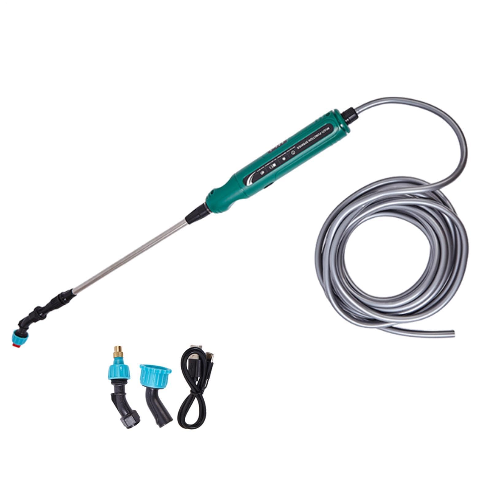 Lance pulvérisateur rechargeable jardin pelouse patio extérieur nettoyage maison 2000 mAh