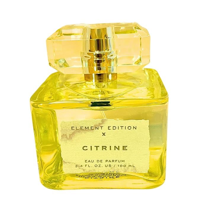 Citrine Eau de Parfum for Women – Long Lasting Fragrance Spray – Fresh, Bright Citrus Scent – 3.4 FL OZ / 100 ml