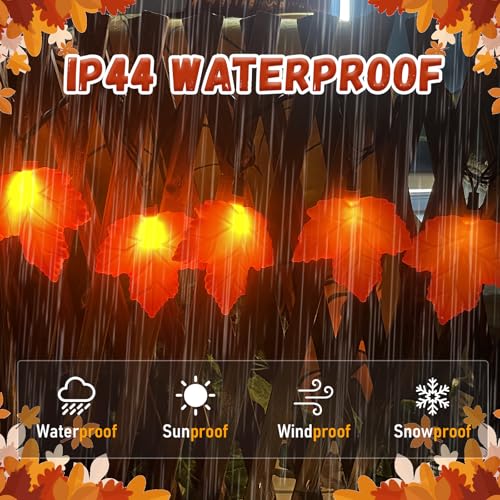 Fall-Decorations-Lights-85Ft-Outdoor-Thanksgiving-Decorations-Lights-with-10-LED-Orange-Maple-Leaves-Light-Hanging-Orange-Halloween-String-Light-for-Home-Garland-Autumn-Harvest-Thanksgiving-Decor Fall Decorations Lights 85Ft Outdoor Thanksgiving Decorations Lights with 10 LED Orange Maple Leaves Light Hanging Orange Halloween String Light for Home Garland Autumn Harvest Thanksgiving Decor