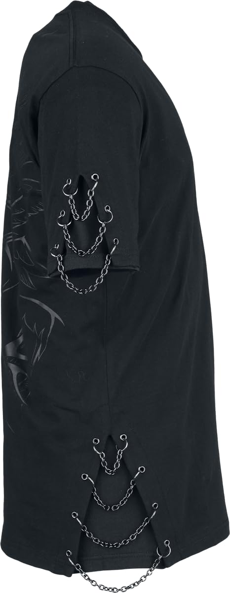 Gothicana by EMP Hombre Camiseta The Void Negro