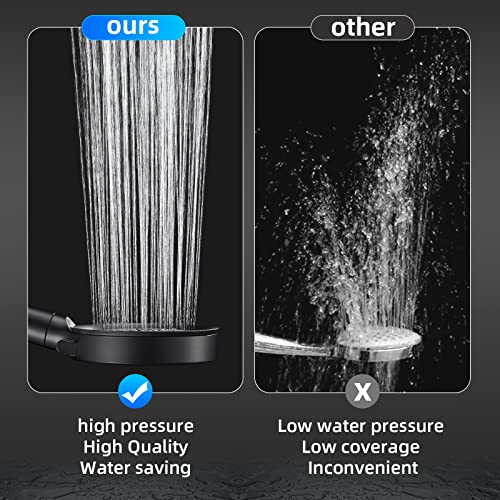 Cobbe Handheld Shower Head with Filter, High Pressure 6 Spray Mode Showerhead with 60 Cobbe Handheld Shower Head with Filter, High Pressure 6 Spray Mode Showerhead with 60