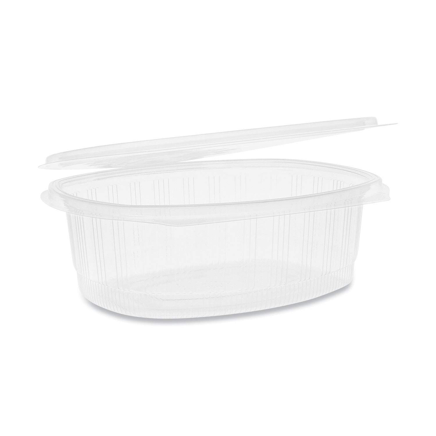 PCTYCA910480000 - EarthChoice PET Hinged Lid Deli Containers by PACTIV – 48.0 ounces, Polyethylene Terephthalate (PET), Clear, Model 1016393