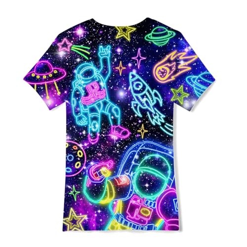 Enlifety Boys Girls T-Shirts 3D Graphic Shirts Kids Cool Short Sleeve Tees Size 4-14T2