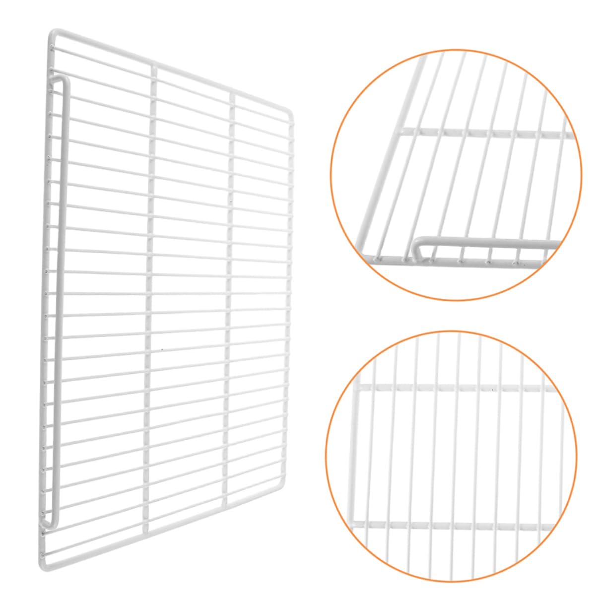 Metall Gefrierschrank Regaltrenner 45x38cm Drahtregal Für Kühlschrank Und Gefrierfach Stabile Kühlschrankablage Zur Platzoptimierung Und Universellen Aufbewahrung