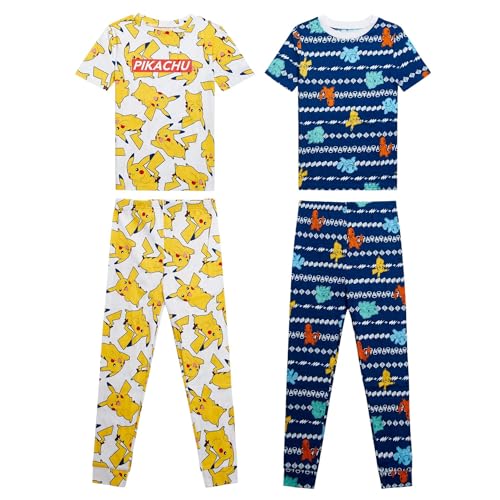 Pyjama Pokémon 100 % coton de qualité supérieure pour le confort de sommeil enfant