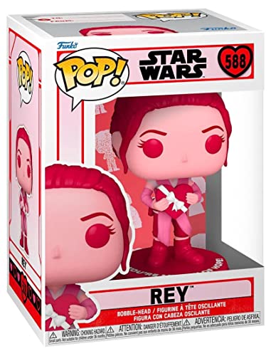 Funko POP! Star Wars: Valentines, Rey, Collectable Vinyl Figure, Gift Idea, Official Merchandise, Toys for Kids & Adults - Image 2