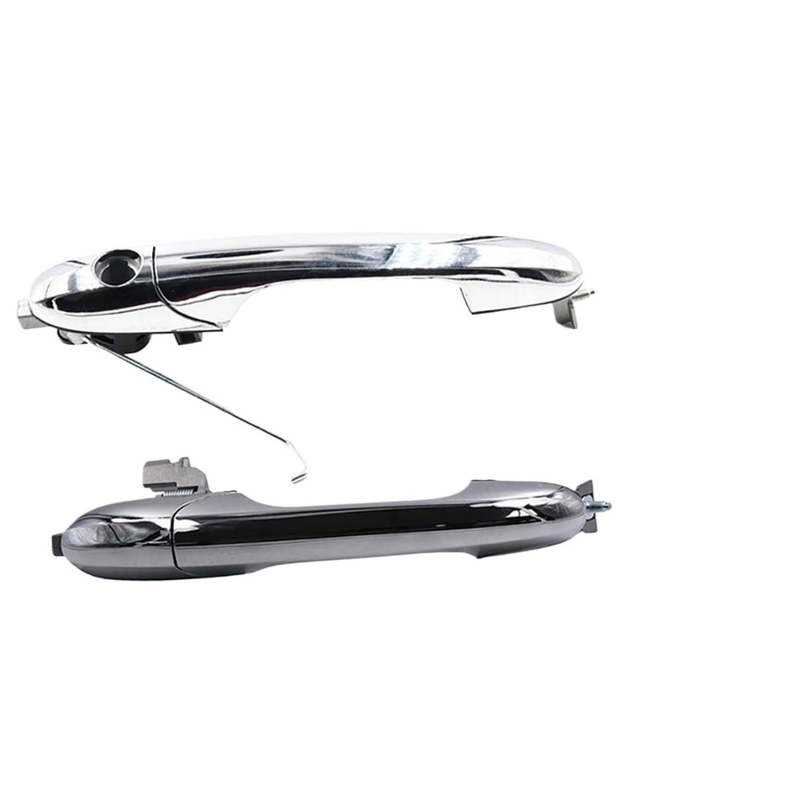 Hguvsjd Lhd Left And Right Car Exterior Door Handles For Fiat 500 2007-2020 Outer Door Handle With Chrome Lhd 735592014 735592024 Rhd 735592026 735592012(Lhd Left And Right)