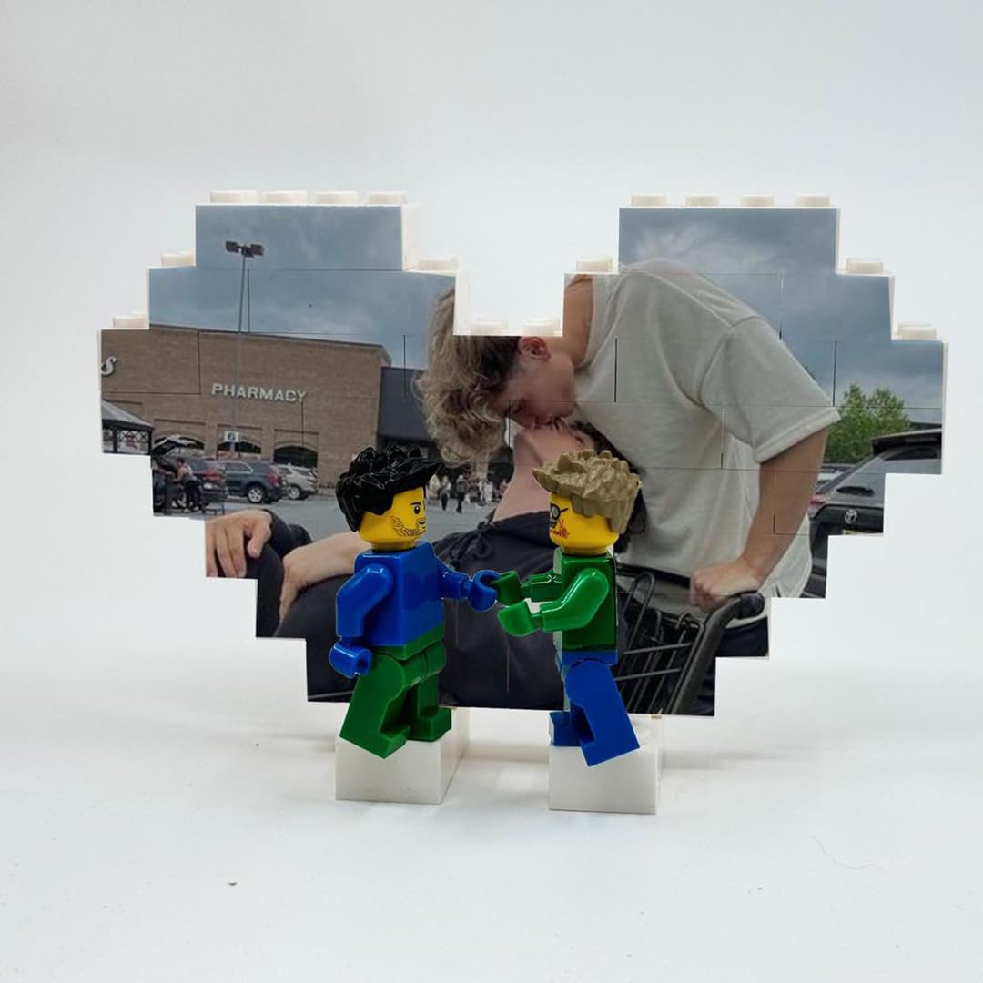 Mattoncini Per Foto Personalizzati Con Le Tue Immagini - Regalo Fai Date Unico - 2