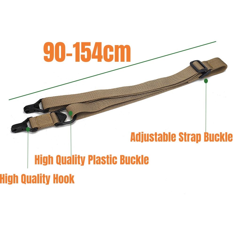 ACEXIER Fionda in Nylon per Fucili Cinghia Tattica per Fucili Cinghia Multifunzionale QD a sgancio rapido a 2 Punti per Fucili Cinghia a Tracolla per la Caccia Accessori per la Caccia