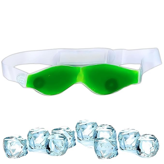 STAR SAI COLLECTION- Vera Cooling Gel Eye Mask for Sleeping & Dark Circles – Reusable Cold Eye Pad for Puffiness, Dry Eyes, Redness, Fatigue & Pain Relief – Relaxing Eye Mask with Stretchable Band (1 Piece)-image-38