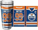 Wayne Gretzky Edmonton Oilers Jersey Wrap 16 oz. High-Endurance Travel Mug w/Replica Autograph