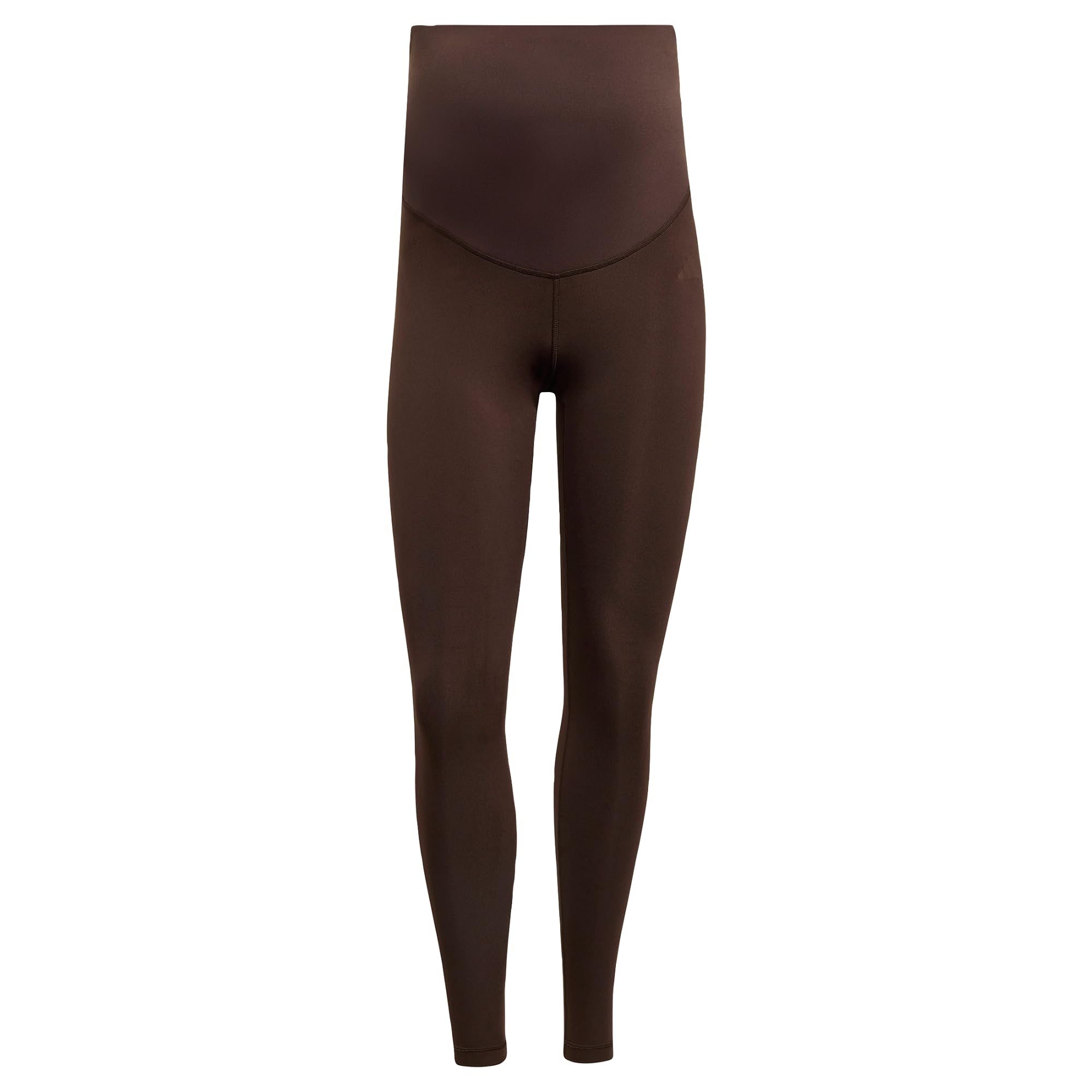 adidas Women's Optime Essentials Workout Full Length Leggings Maternity Tights, Aurora Coffee, XL