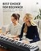 Donner DEP-10 Digital Piano 88 Key Semi-Weighted, Full-Size Electric Piano Portable Keyboard for Beginners, with Sustain Pedal, Power Supply