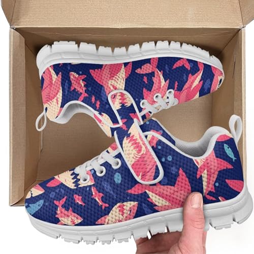 Boys Girls Single Buckle Sneakers,Lightweight Spring Outdoor Sports Shoes,Children Anti-Skid Mesh Cycling Sneaker3