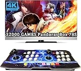 RegiisJoy 32000 78S mini Pandoras Box Arcade Game Console PC & Projector & TV, 2-4 Players, 1280X720, 3D Games, Search/Hide/Save/Load/Pause Games