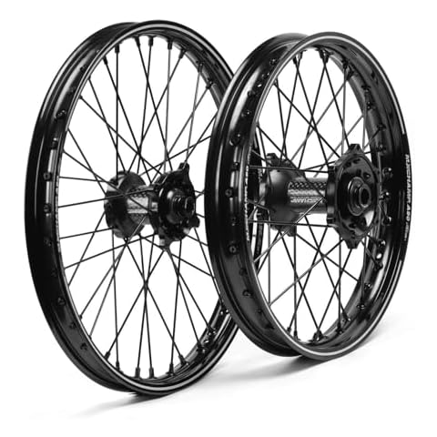 MXCHAMP A90 CarbonMatrix Dirt Bike Wheels Set-21"X1.6"/19"X2.15" for Kawasaki KX250 KX450 KX500 KX 250F KX450F KLX450L 2006-2025 Cover