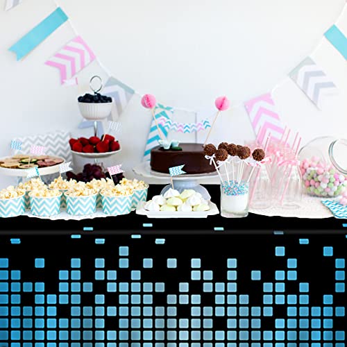 Orikek Music Party Tablecloth Happy Birthday Table Cover Decoration Music Social Media Themed Party Supplies Plastic Tablecloth Men Women For Indoor Outdoor Party Supplies #TOP3