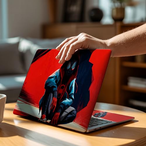 Image of NoWorries Laptop Skin for 15.6 & 14 Inch Laptop | Motivational, Superhero, Sports & Graphic Design Laptop Sticker Wrap | Premium Vinyl Laptop Cover (2Superhero, 15 x10inches)