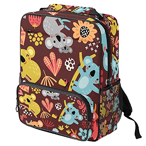 Sac à dos ordinateur décontracté femme fille homme motif lune