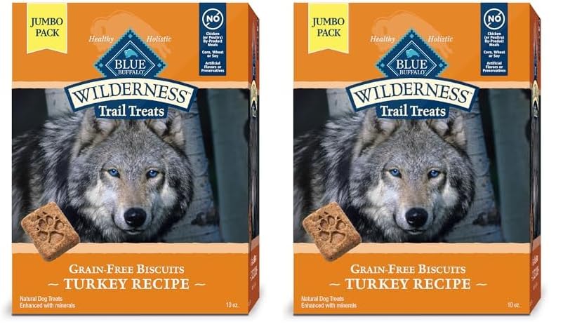 Blue Buffalo Wilderness Trail Treats High Protein Grain Free Crun...