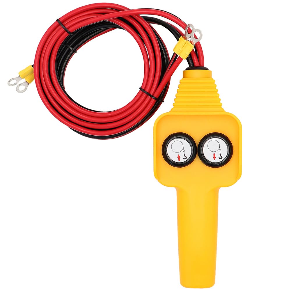 Alnicov Controller per Gruppo Comando Manuale per verricello con relè solenoide Integrato per verricello Elettrico 12V da 1500 libbre a 4500 libbre
