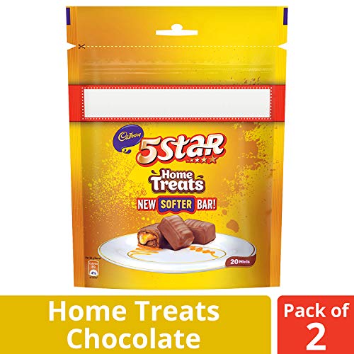 Image of Cadbury 5 Star Chocolate Home Treats, 200 g (Pack of 2)