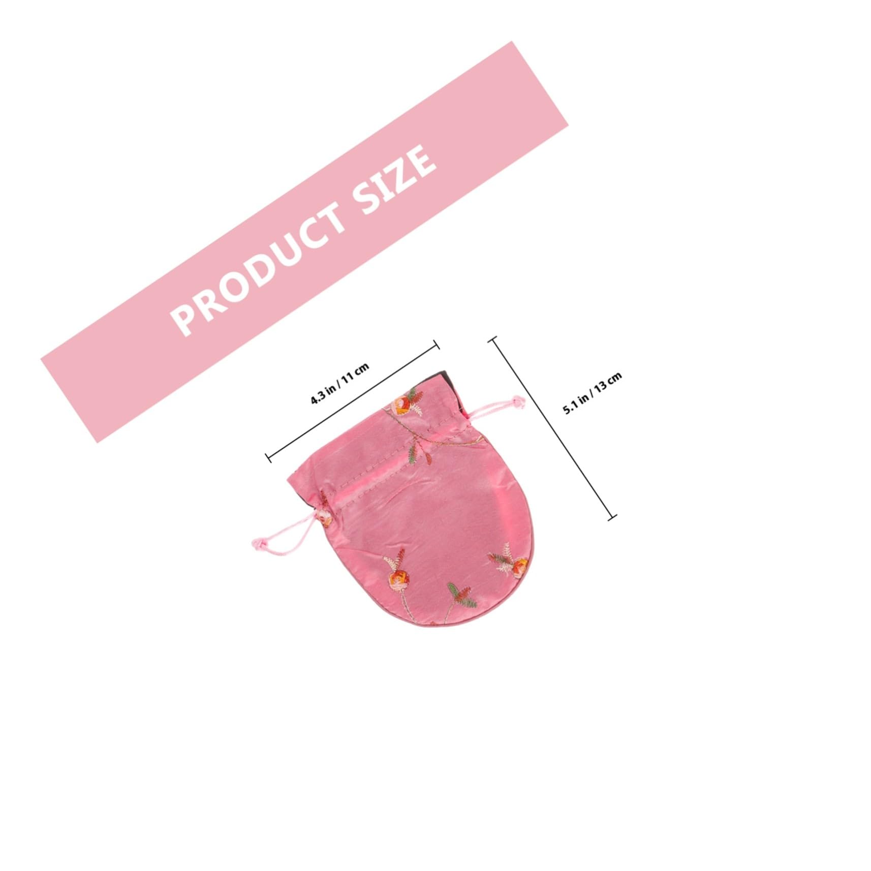 MUCKLILY 12pezzi Sacchetto per Gioielli Ricamo Floreale Sacchetti Regalo Coulisse Retrò per Monete e Piccoli Oggetti come Bomboniera per Piccoli Omaggi