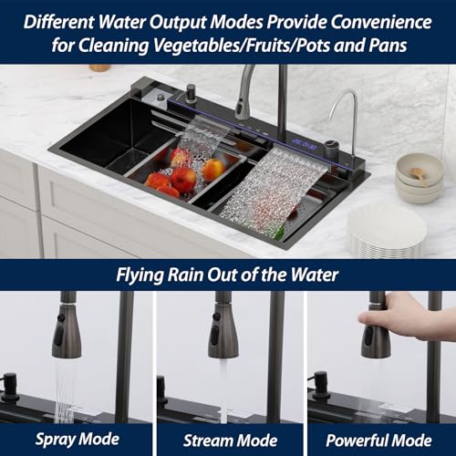 Smart Faucet Water Temperature Display