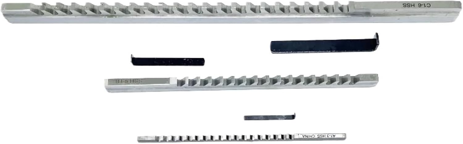 1PC Push Type Keyway Broaches HSS Keyway Tools for CNC Machine Tool E1-16/18mm 5/8''E 3/4''E(15.87-E-1PCS)